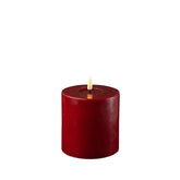 DELUXE Bordeaux LED Candle 10x10 - (RF-0060)